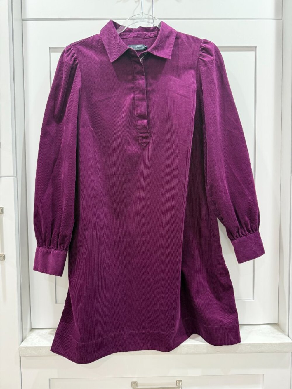 Vineyard Vines Corduroy Dress – Dark Plum – Size Small